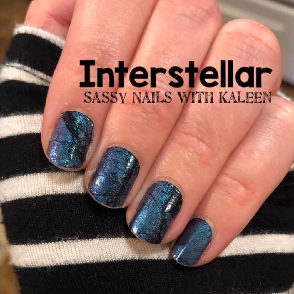 *Retired* Color Street: Interstellar | Teal Green Blue Purple Galaxy Fall Space